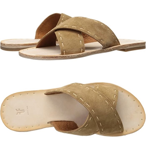 frye avery pickstitch slide